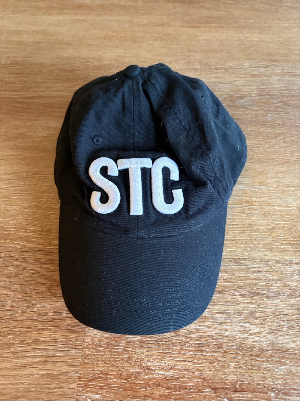 STC Embroidered Black Baseball Cap